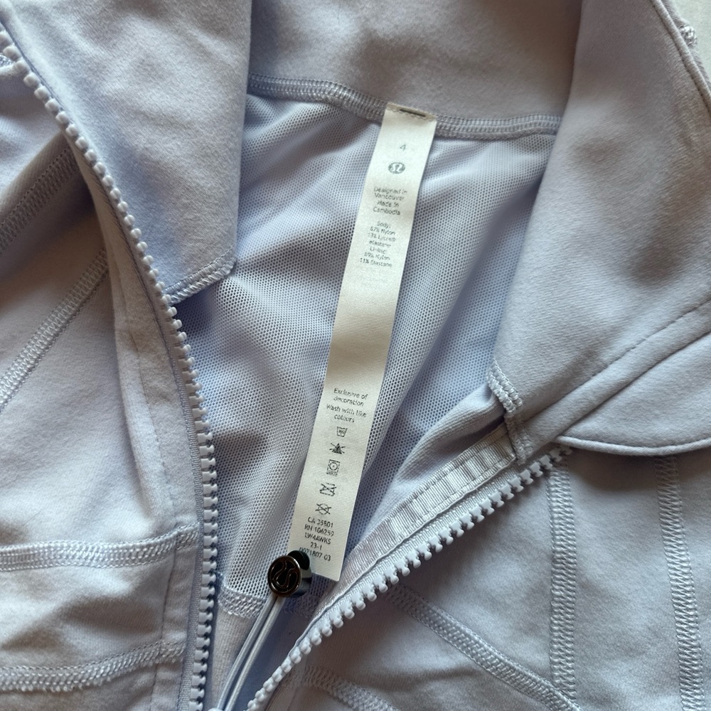 SOLD lululemon define jacket in lilac
